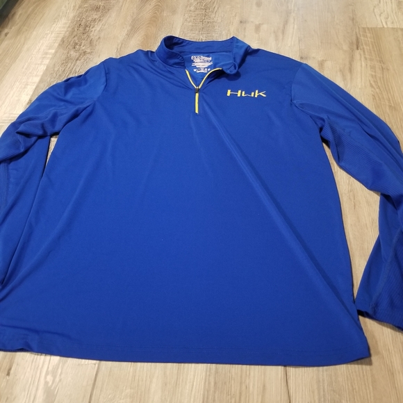 Huk Other - 💘 Huk Blue 1/4 Zip Fishing Shirt